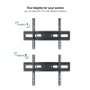 TooQ Soporte de Pared Giratorio LP7866TN-B para Pantallas de 37-80 pulgadas